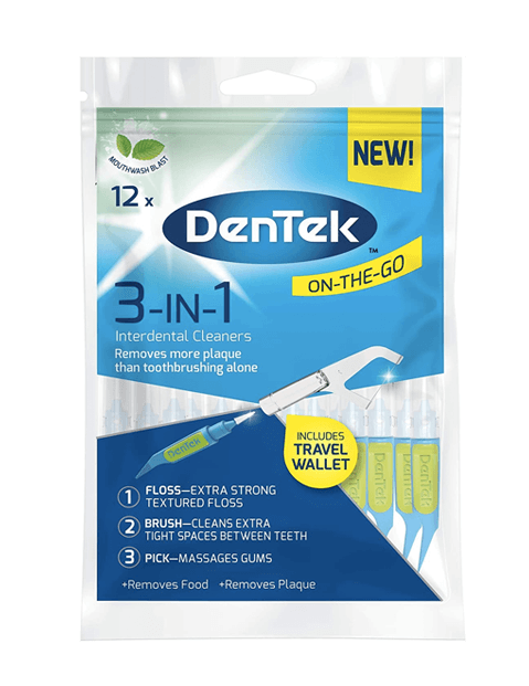 Dentek 3-in-1 Zahnseidesticks