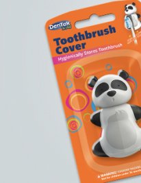 DenTek panda toothbrush cover
