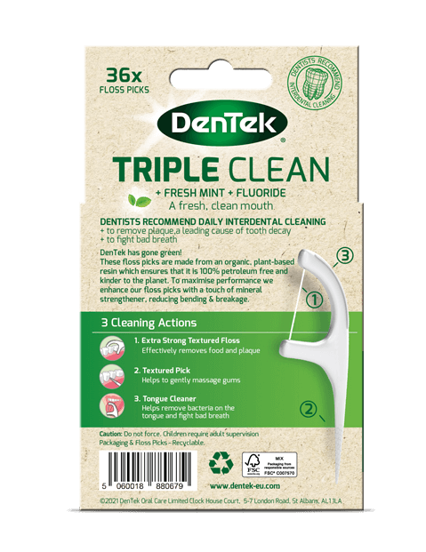 DenTek Eco Triple Clean - Back
