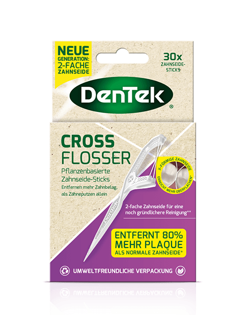 DenTek pflanzenbasierte Cross Zahnseide-Sticks