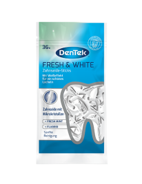 Dentek Fresh & White Zahnseide-Sticks Mit Aufhelleffekt