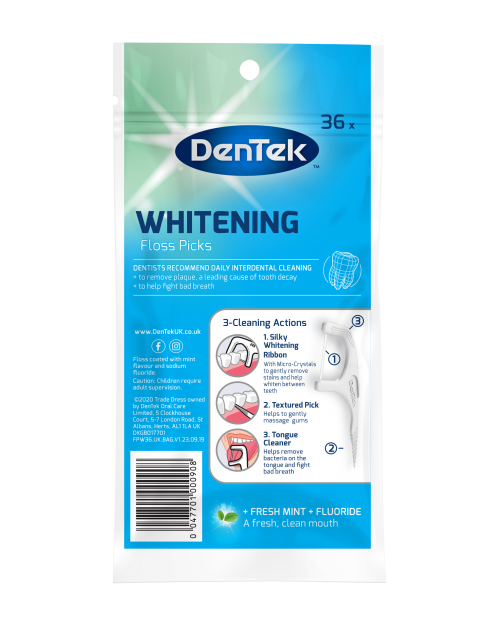 DenTek whitening floss picks