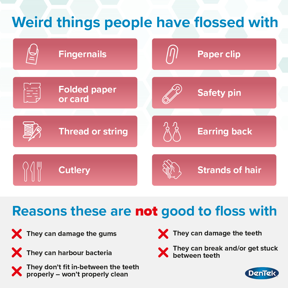 Harmful types of flossers